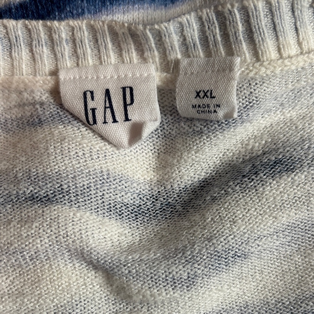 Striped Button-Up Sweater - Picture 4 of 6